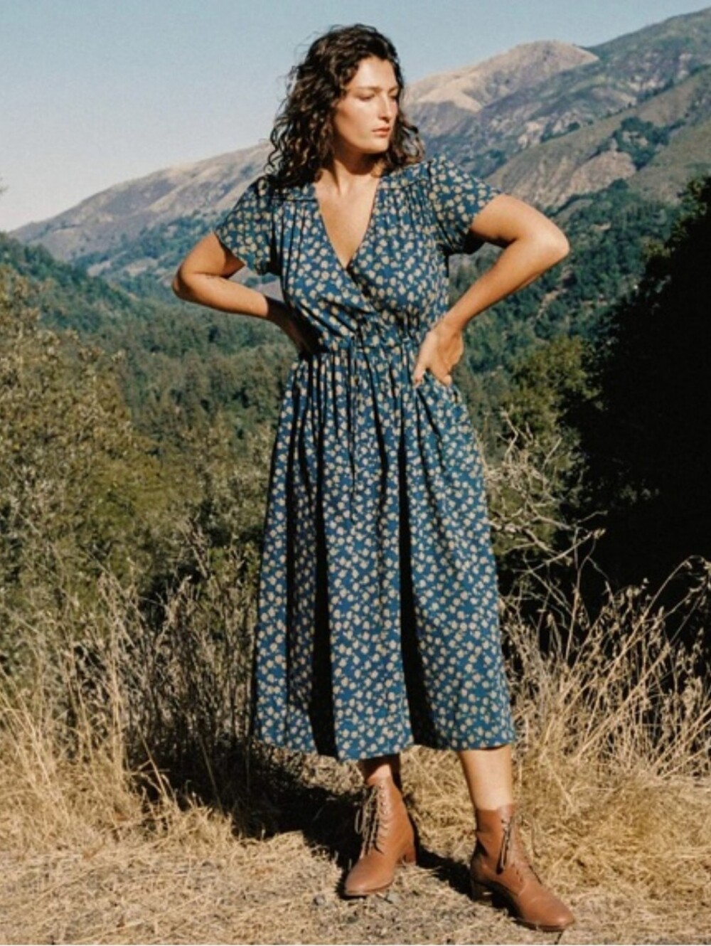 Christy Dawn - Dawn Dress 💙 Navy Poppy - Small
